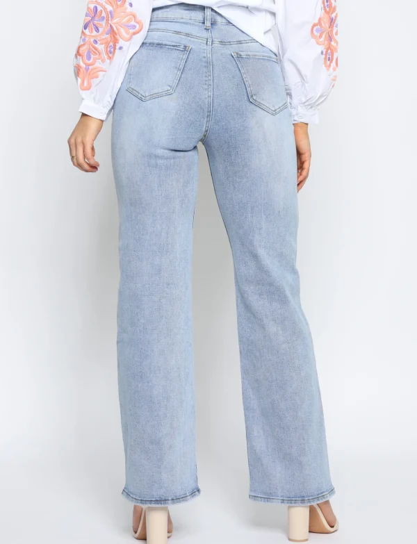 Goodies | Wide leg jeans DJ2434 Blauw