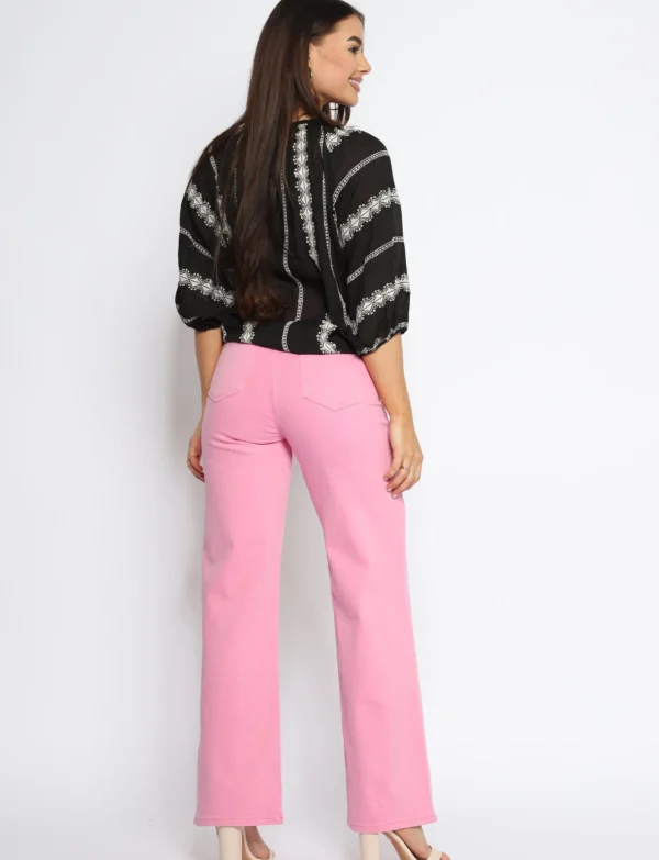 Goodies | Wide leg jeans DJ2497-98 Lichtroze