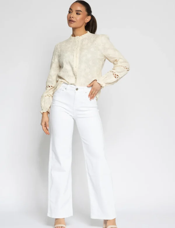 Goodies | Wide leg jeans Es Wit
