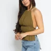 Haltertop Lucy Groen