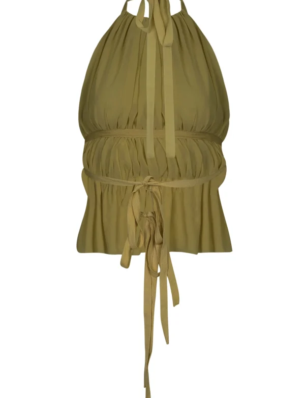 Haltertop Lucy Groen