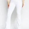 Hello Miss | Flared jeans Mitty-6 Wit