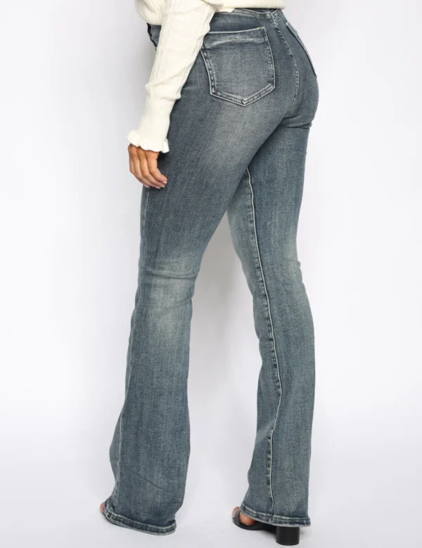 Hello Miss | Flared jeans HM6636-7 Blauw