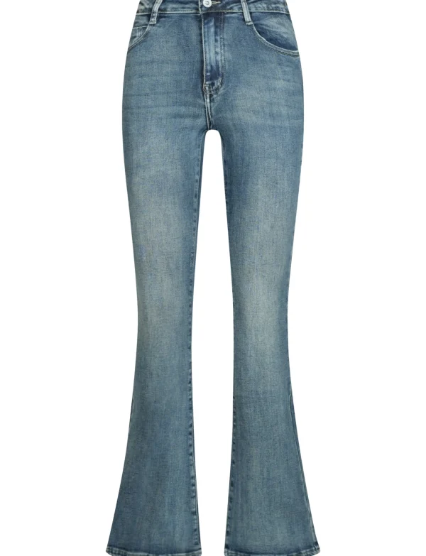 Hello Miss | Flared jeans HM6636-7 Blauw