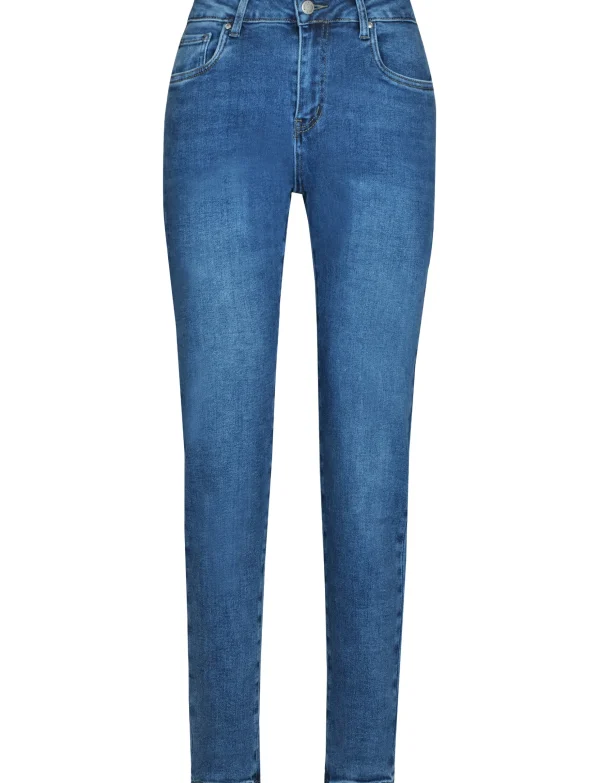 Hello Miss | Mom jeans HM5294-2 Donkerblauw