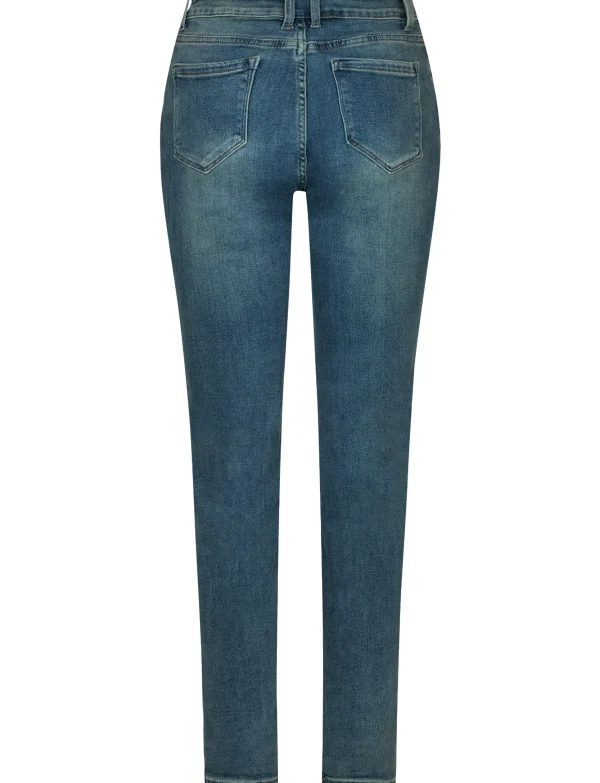 Hello Miss | Mom jeans HM5294-4 Donkerblauw