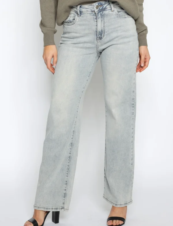 Hello Miss | Regular jeans HM5324-2 Blauw