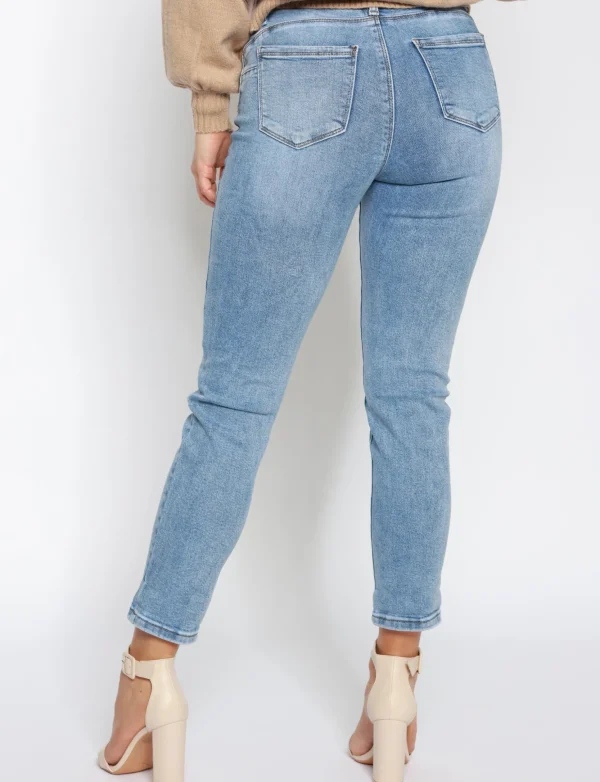 Hello Miss | Regular jeans HM302-1 Blauw