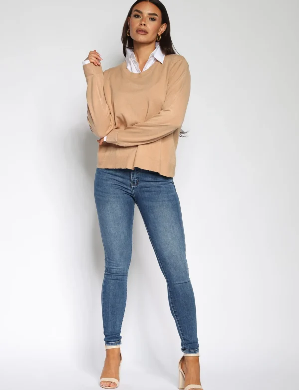 Hello Miss | Skinny Jeans HM5131-2 Blauw