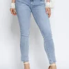 Hello Miss | Skinny jeans, Low waist HM5323-1 Blauw