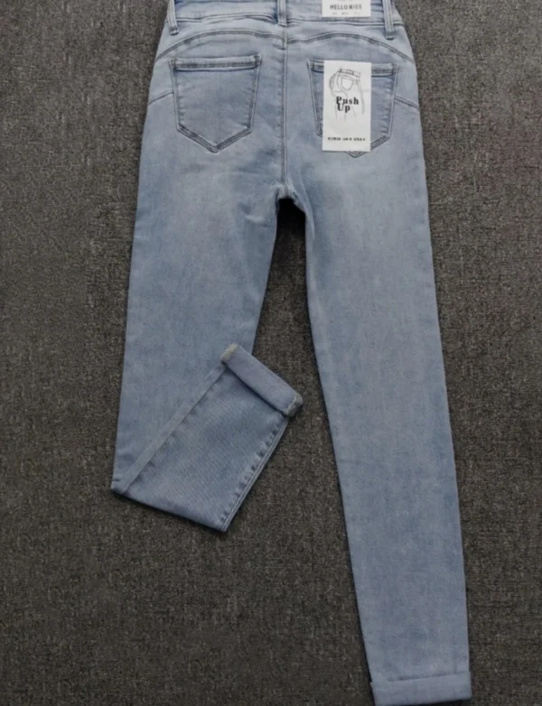 Hello Miss | Skinny jeans HM5321-1 Blauw