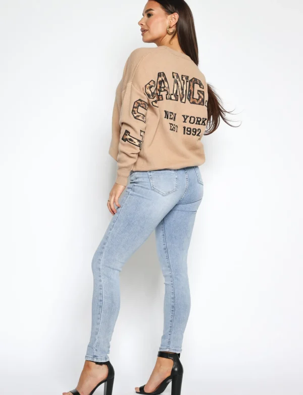 Hello Miss | Skinny jeans HM5317-1 Blauw