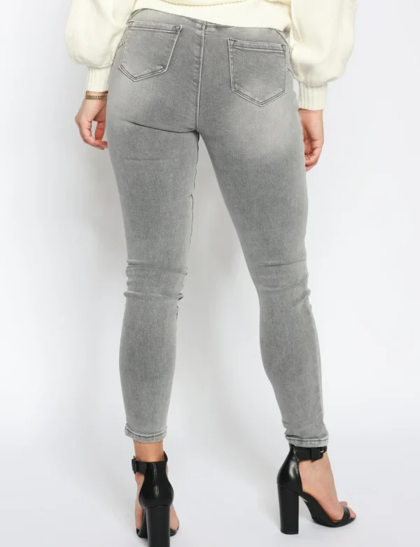 Hello Miss | Skinny jeans HM5321-3 Grijs