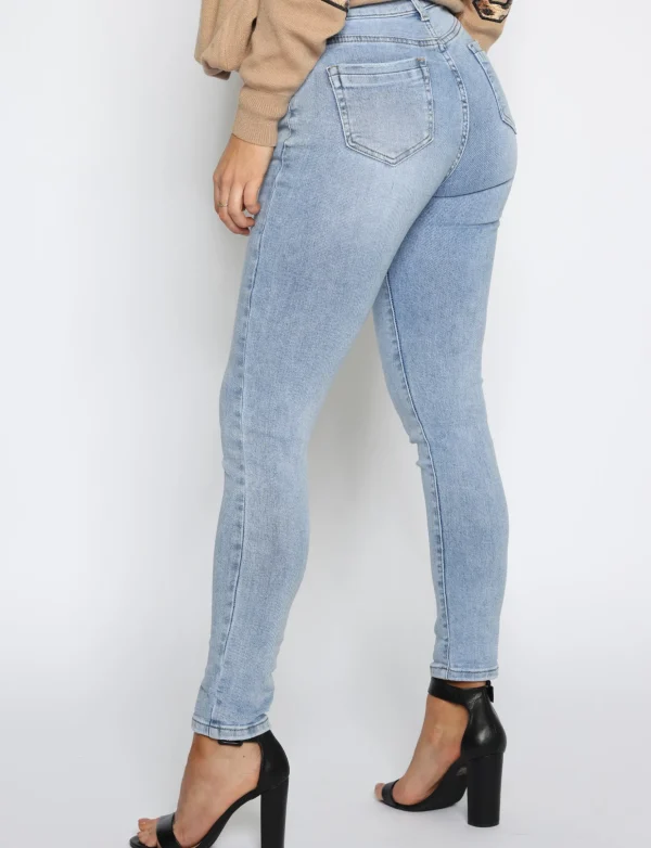 Hello Miss | Skinny jeans HM5317-1 Blauw