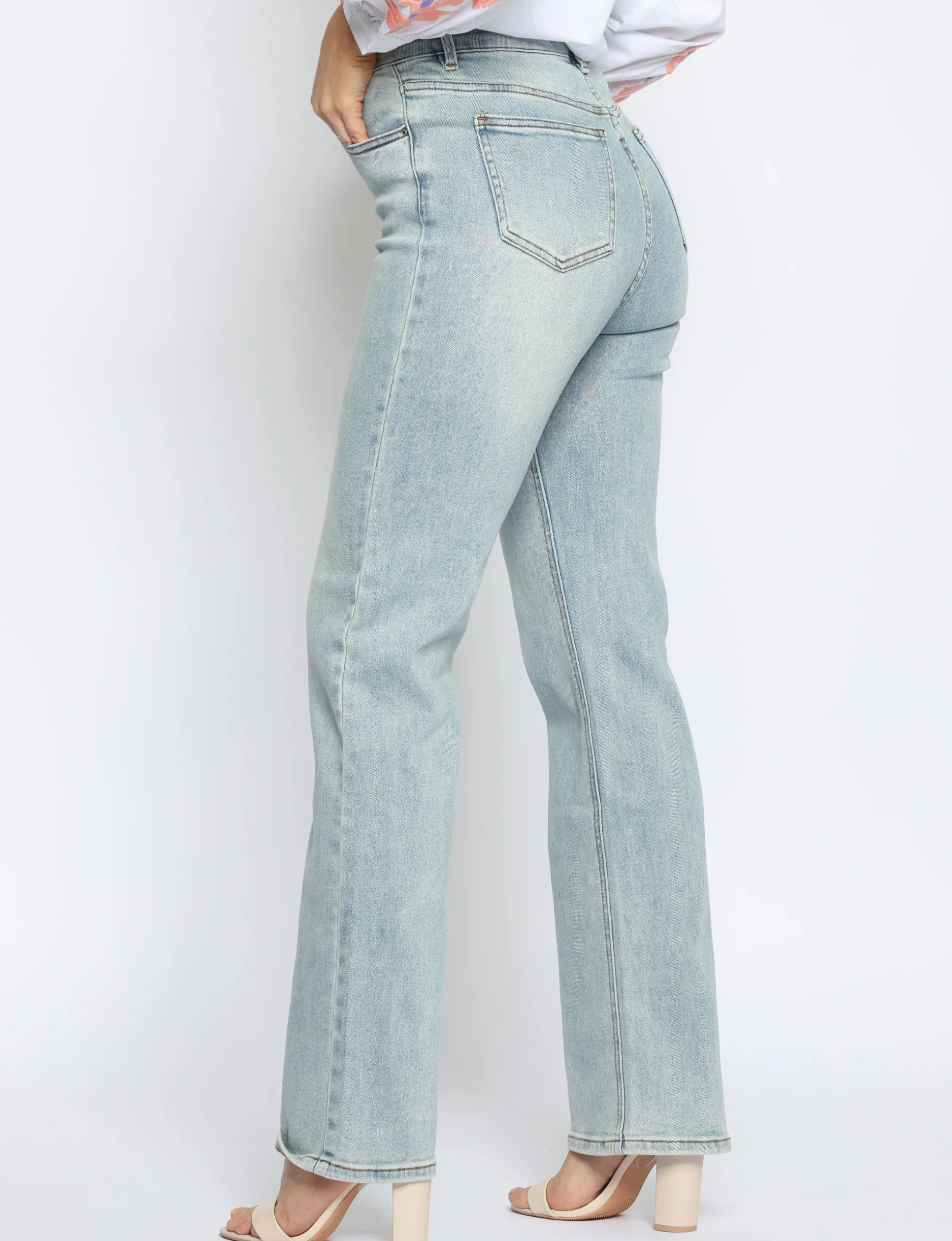 hello_miss__straight_jean_1.webp Hello Miss | Straight jeans H6702-2 Blauw