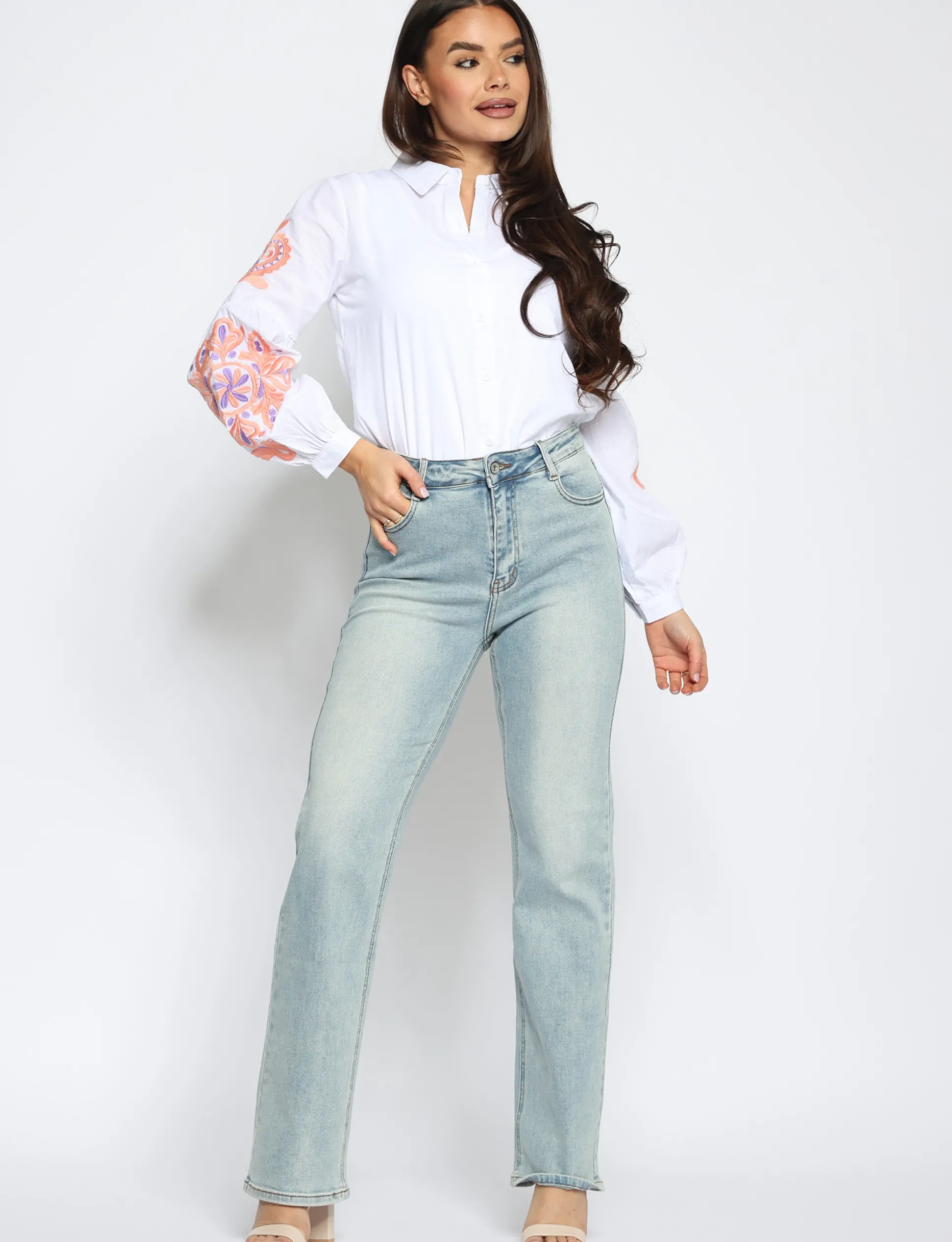 hello_miss__straight_jean_3.webp Hello Miss | Straight jeans H6702-2 Blauw