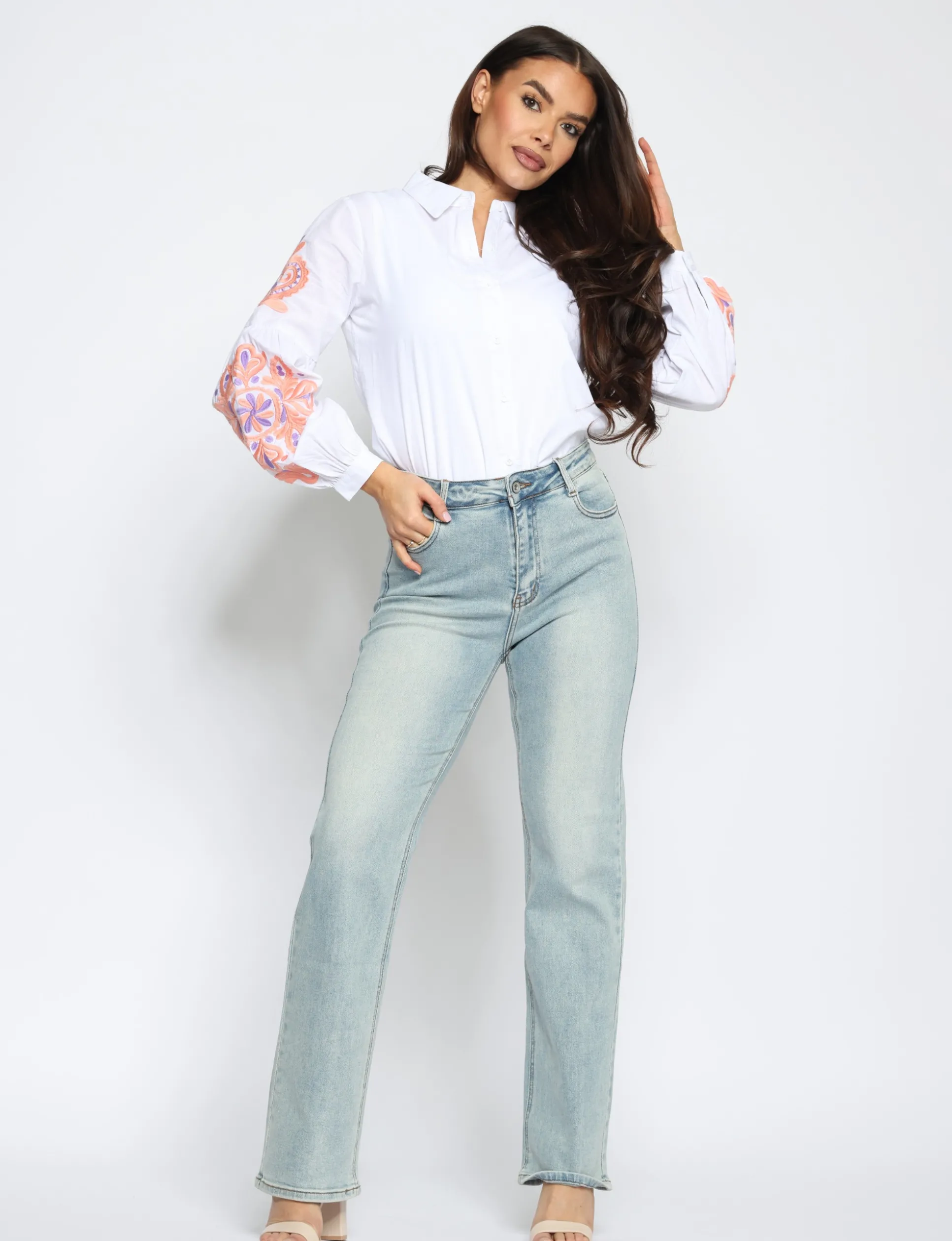 hello_miss__straight_jean_4.webp Hello Miss | Straight jeans H6702-2 Blauw