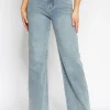 Hello Miss | Wide leg jeans Jamie-9 Blauw