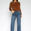 Hello Miss | Wide leg jeans HM5298-3 Blauw