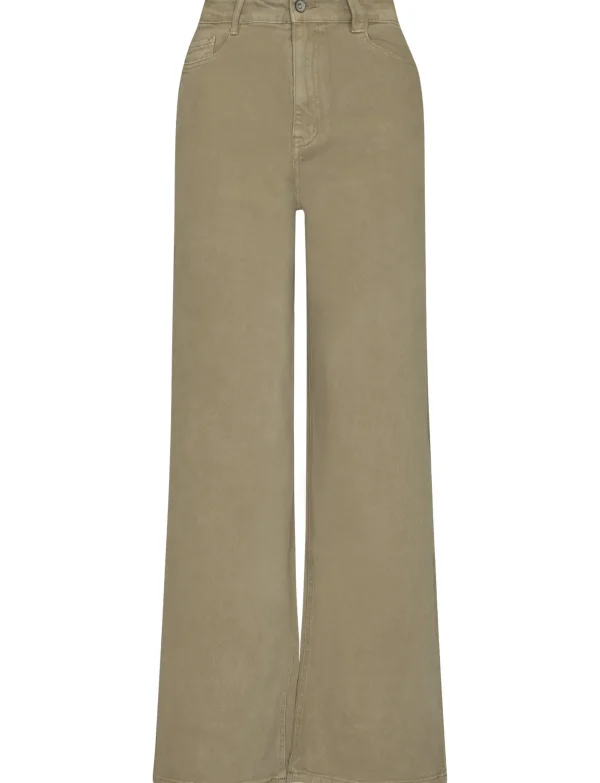 Hello Miss | Wide leg jeans HM6166 Taupe