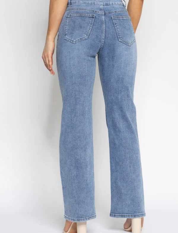 Hello Miss | Wide leg jeans Zoe Blauw