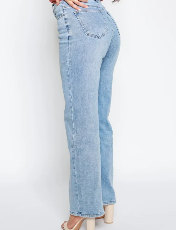Hello Miss | Wide leg jeans HM5288 Blauw