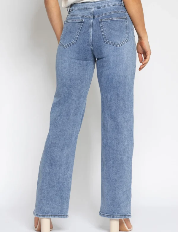 Hello Miss | Wide leg jeans Zoe Blauw