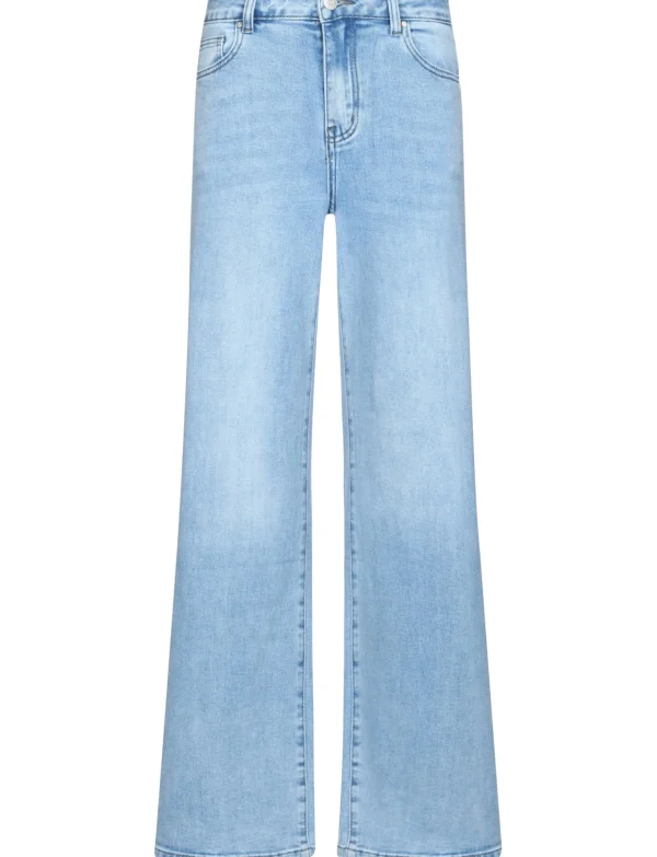 Hello Miss | Wide leg jeans HM5288 Blauw