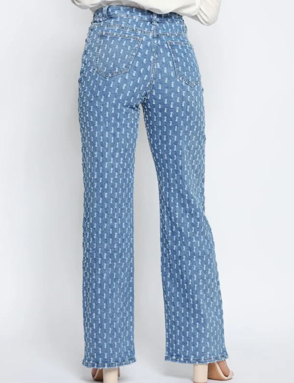 Hello Miss | Wide Leg Jeans H655 Blauw