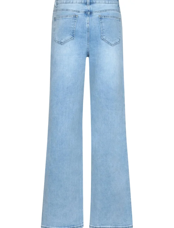 Hello Miss | Wide leg jeans HM5288 Blauw