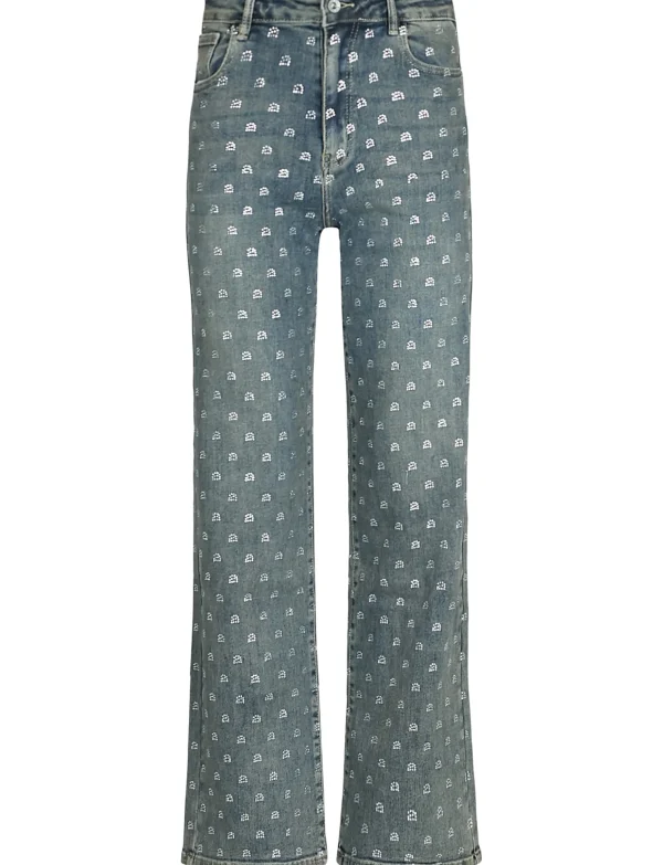 Hello Miss | Wide leg jeans HM6720 Blauw