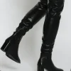 Hoge boot Kiki Zwart