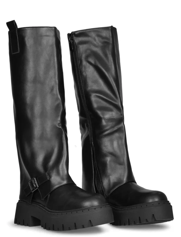 Hoge boot Mery Zwart
