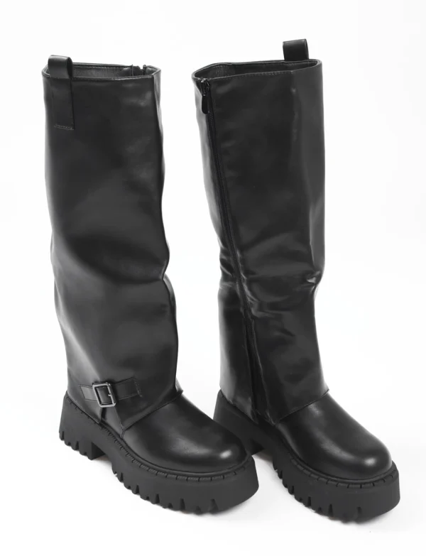 Hoge boot Mery Zwart