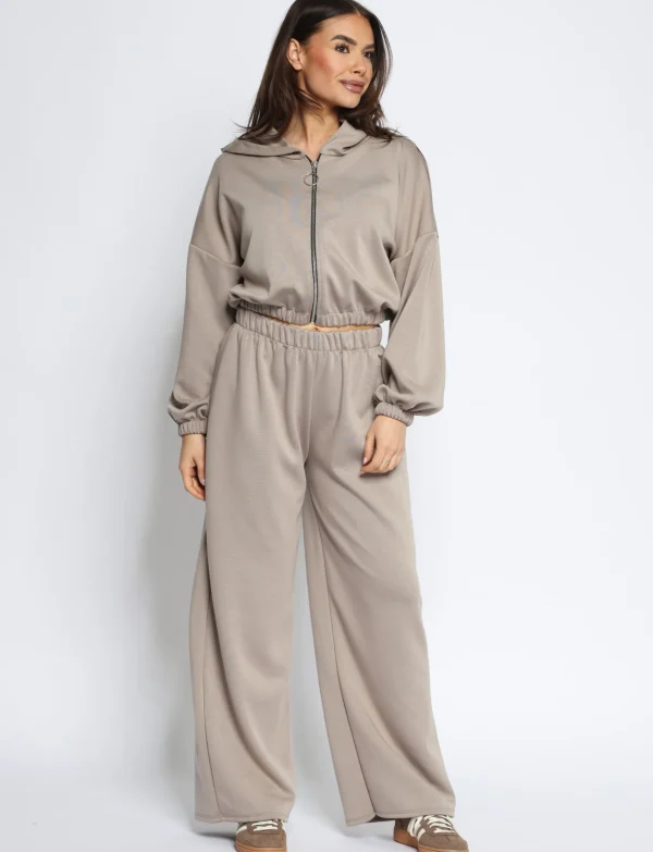 Huispak Zipper Taupe