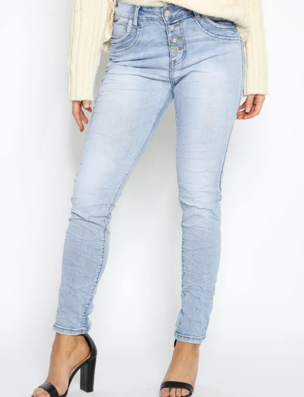 Jewelly | Skinny jeans JP2625 Blauw