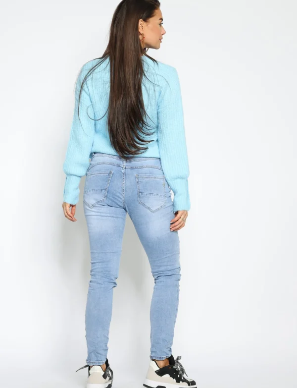 Jewelly | Skinny jeans JP2654 Blauw