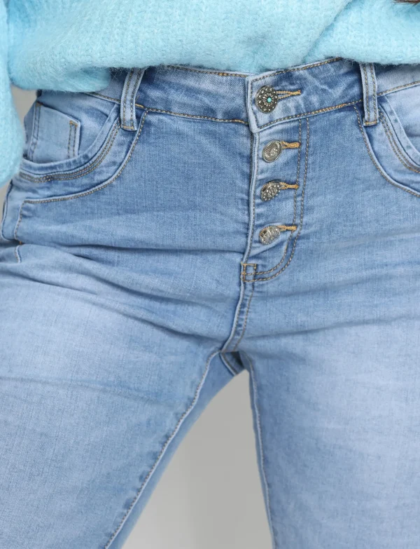 Jewelly | Skinny jeans JP2654 Blauw
