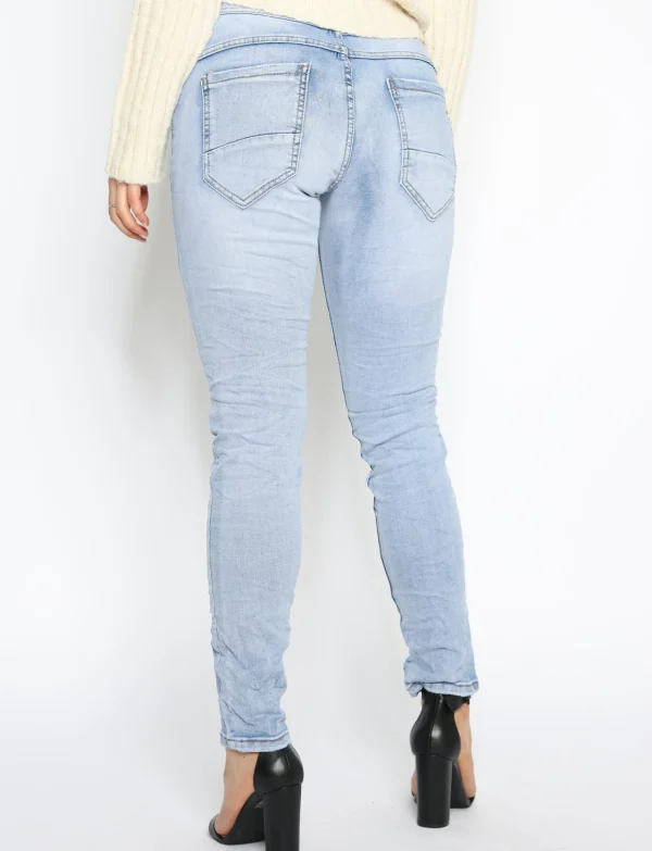 Jewelly | Skinny jeans JP2625 Blauw