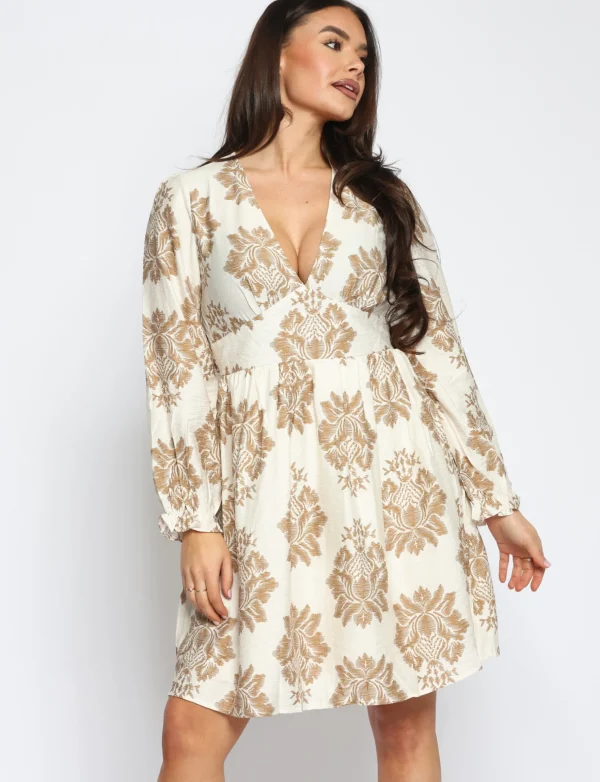 Jurk Nena Wit/ Goud