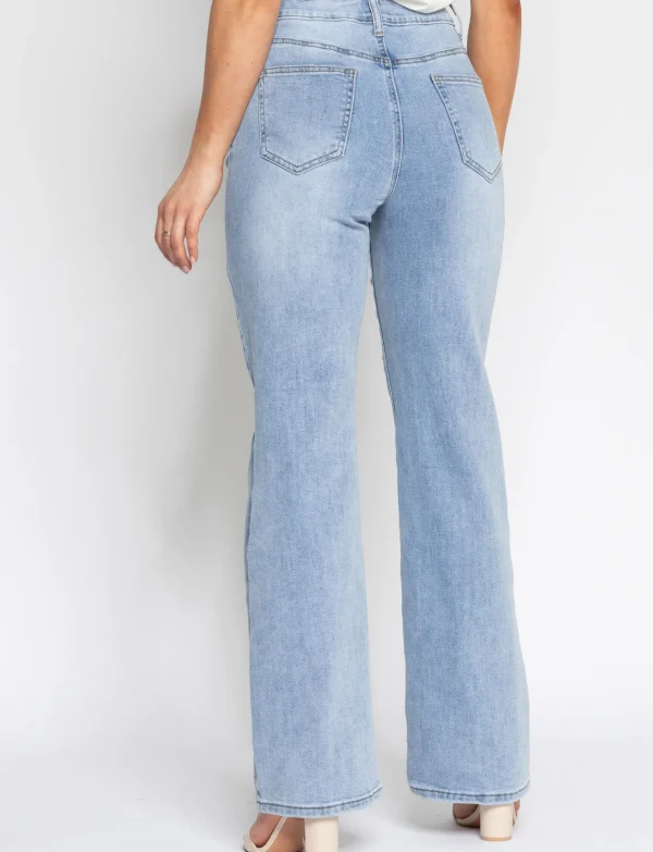 Kathy jeans | Wide leg jeans Juna Blauw