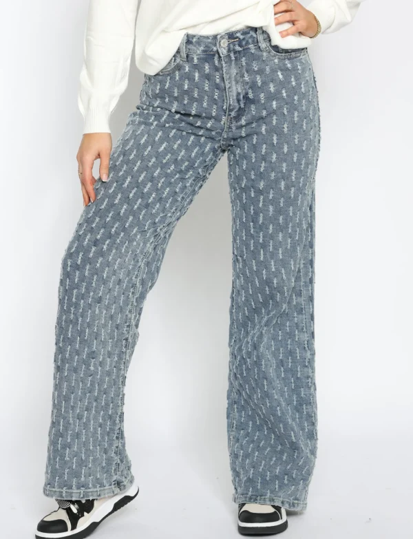 Laulia | Wide leg jeans T330 Blauw