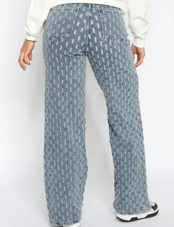 Laulia | Wide leg jeans T330 Blauw
