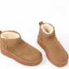 Lederen boot Ugie Camel