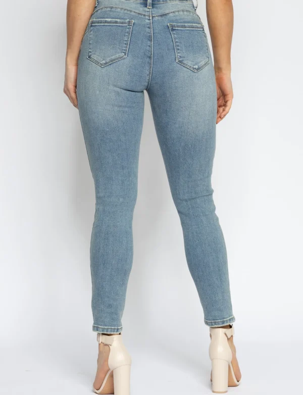 Miss bon | Skinny jeans Leney Blauw