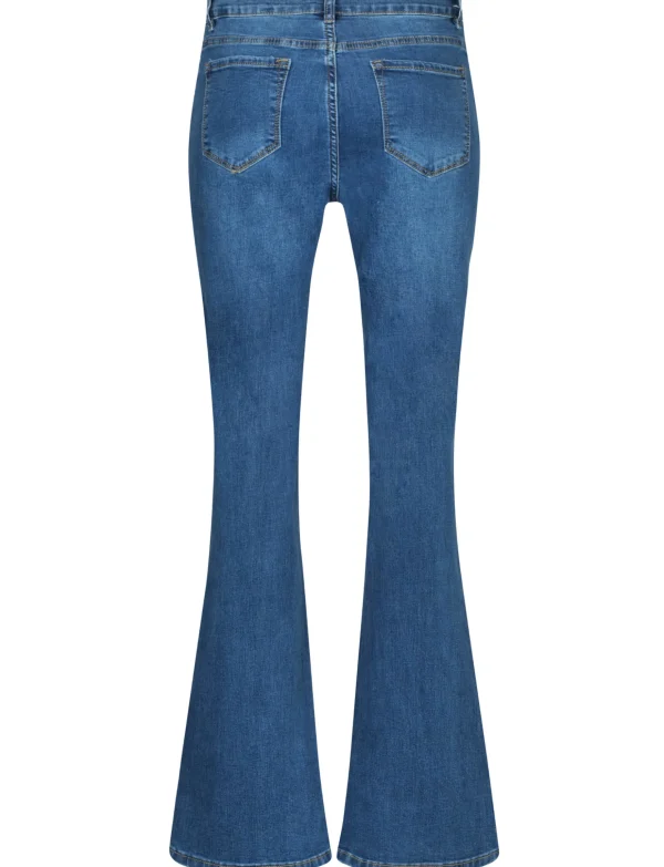 Norfy | Flared jeans 8366 Blauw