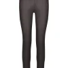 Norfy | Leatherlook broek K516 Donkerbruin