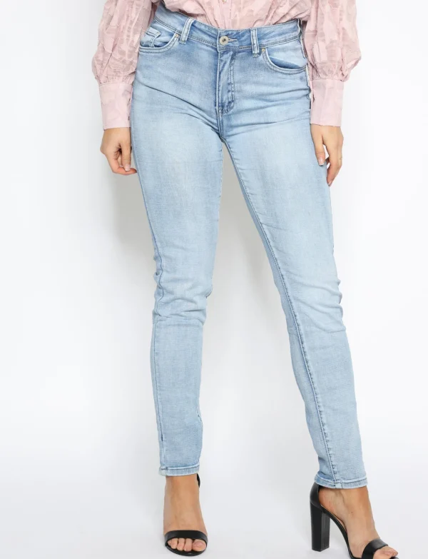 Norfy | Skinny jeans 8475-1 Blauw