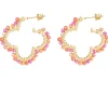 Oorbel Clover Roze