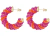 Oorbel Fleur Fuchsia
